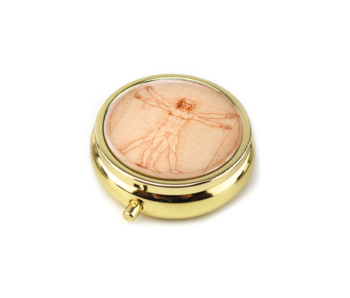 Pill box , Da Vinci, Vitruvian Man