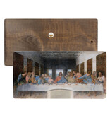 Meister auf Holz,  Da Vinci,  Letztes Abendmahl 375 x  195mm