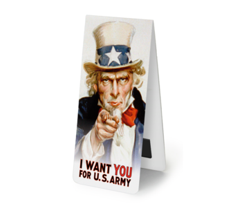 Magnetische Boekenlegger, I want you