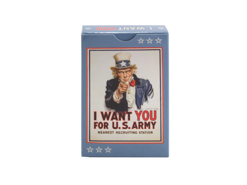 Playing cards , World War I, I want you