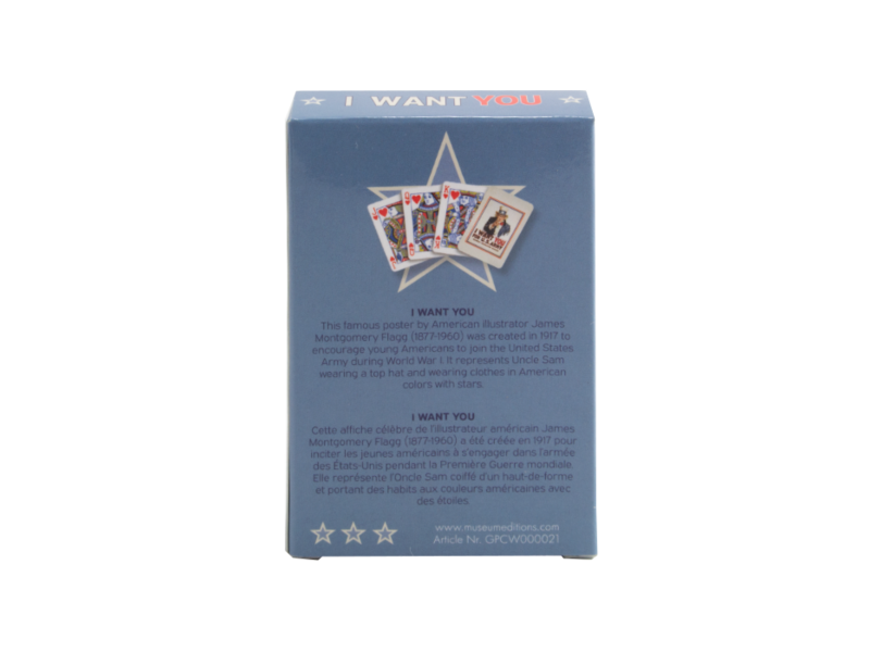 Cartes à jouer, World War I, I want you