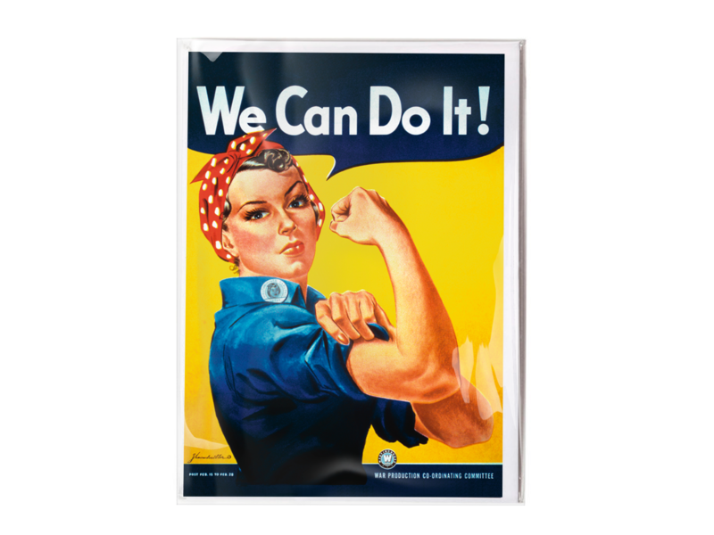 Doppelkarte mit Umschlag, We can do it