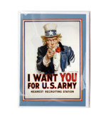 Double carte avec enveloppe,  I want you Double carte avec enveloppe,  I want you