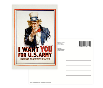 Carte postale,  I want you
