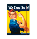 Carpeta portadocumentos con banda elástica, A4, We can do it