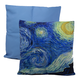 Funda de cojín, 45x45 cm, Vincent van Gogh, noche estrellada