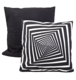 Cushion cover, 45x45 cm,  Optical pattern