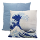 Cushion cover, 45x45 cm,  Hokusai, Great Wave
