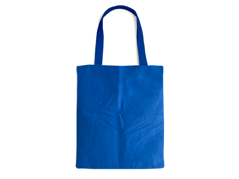 Baumwolltasche mit Futter,  Pfauenfedern