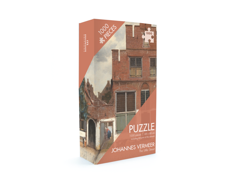 Puzzel, 1000 stukjes,  Straatje van Vermeer, Rijksmuseum