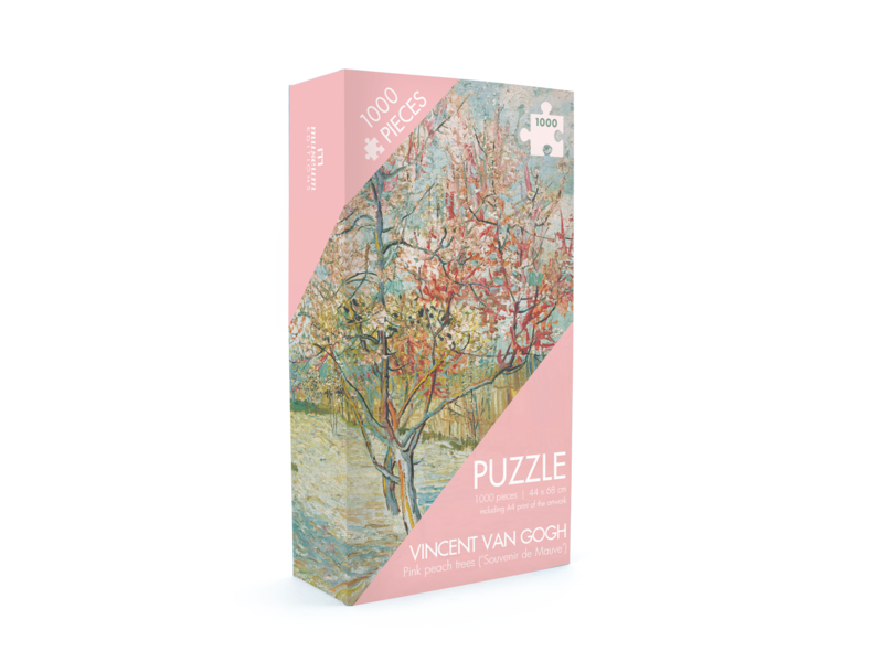 Puzzel, 1000 stukjes,  Roze perzikbloesem (Souvenir de Mauve), Van Gogh
