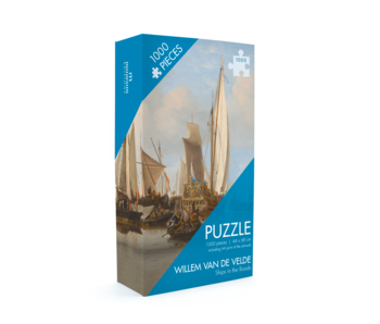 Puzzle, 1000 pièces, Navires en mer, Van de Velde
