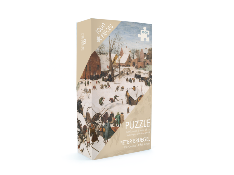 Puzzel, 1000 stukjes,  P.Bruegel de Oude, Volkstelling te Bethlehem