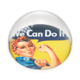 Presse-papier en verre,  We can do it