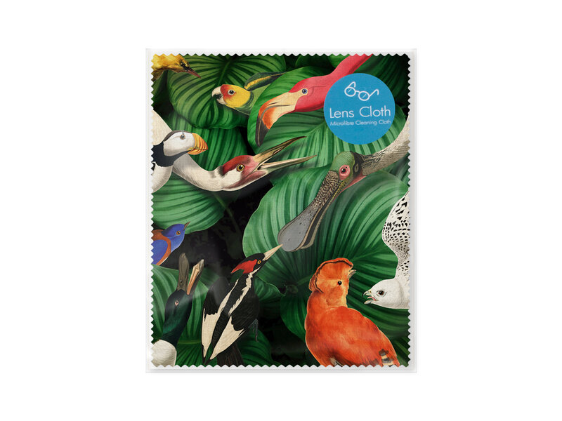 Brillendoekje, 15 x 15 cm, Teylers Museum, Vogelpracht