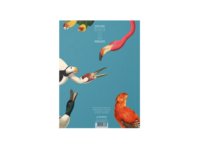 Softcover art sketchbook, Bird life, Teylers Museum