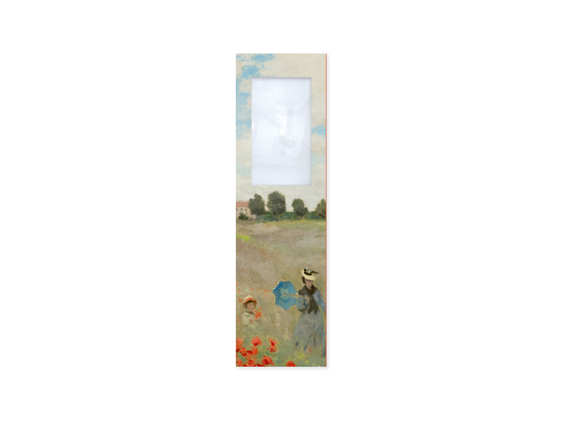 Magnifying Bookmark, Monet, Field with poppies