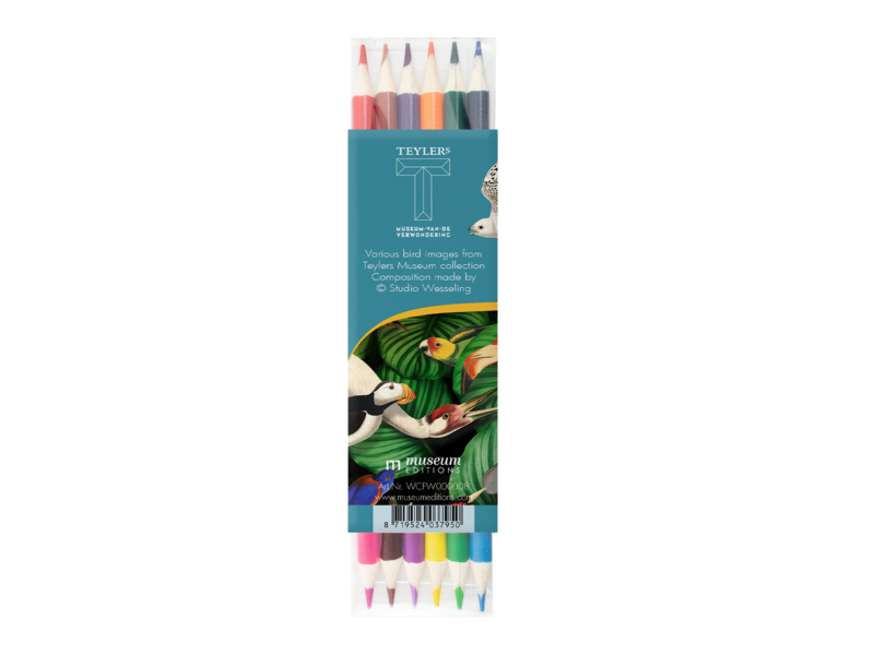 Colouring Pencil Flat Pack, Teylers Museum, Birdlife