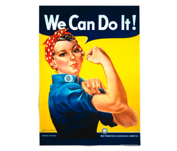 Poster 50x70 cm, We can do it