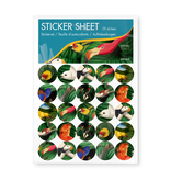 Stickersheet, Teylers Museum, Birdlife