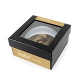 Glazen bolle  presse papier, Rembrandt, De Vaandeldrager