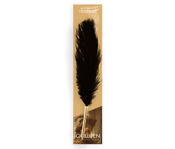 Struisvogel pen, zwart - Rembrandt, De Vaandeldrager