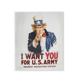 Brillentuch,  15 x 18 cm,  I want you