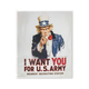 Lens cloth,  15 x 18 cm, I want you