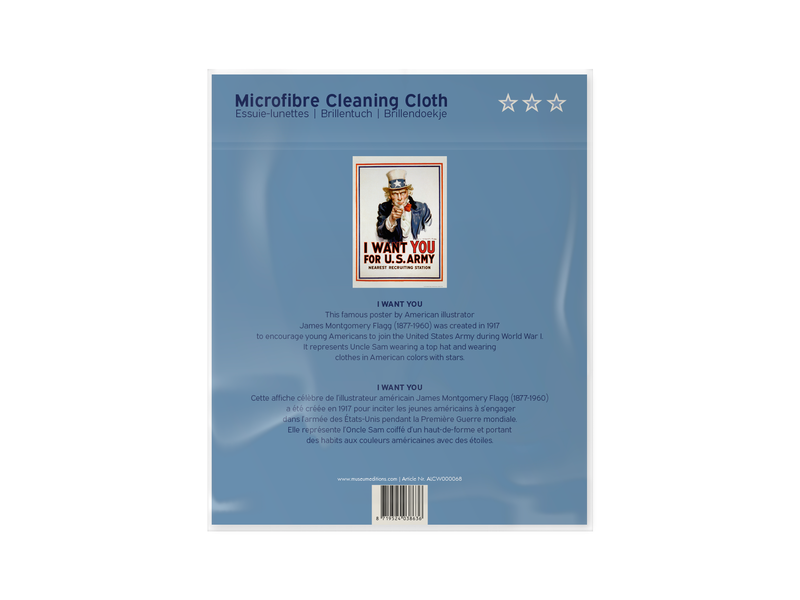 Brillentuch,  15 x 18 cm,  I want you