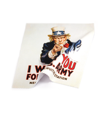 Brillentuch,  15 x 18 cm,  I want you