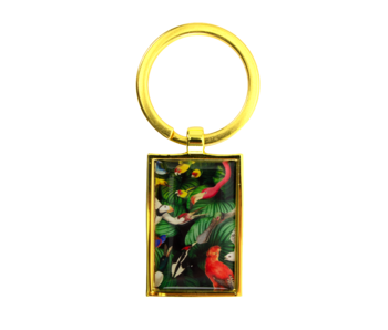 Key ring, Metal gold, Bird life, Teylers Museum