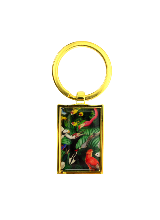 Key ring, Metal gold, Bird life, Teylers Museum