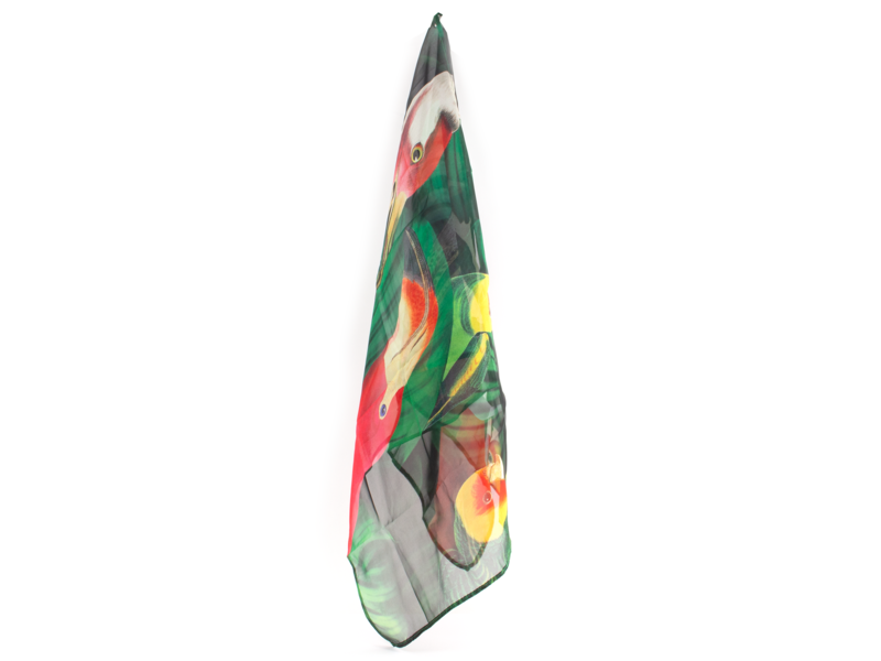 Scarf chiffon ,  Teylers, Bird Life