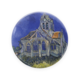 Pocket Mirror W, Ø 80 mm,Van Gogh, Church in Auvers