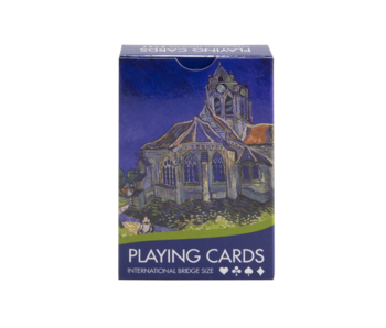 Spielkarten, Kirche in Auvers-sur-Oise, Van Gogh