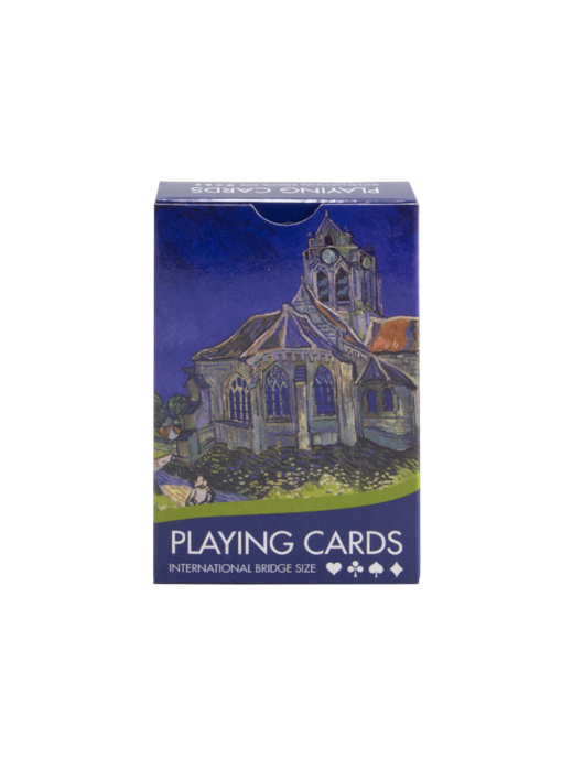 Jugando a las cartas,Iglesia en Auvers-sur-Oise, Van Gogh