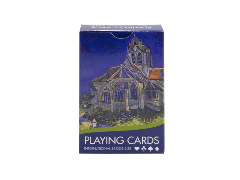 Spielkarten, Kirche in Auvers-sur-Oise, Van Gogh