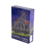 Jugando a las cartas, Iglesia en Auvers-sur-Oise, Van Gogh