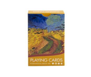 Jugando a las cartas, Trigal con cuervos, Vincent van Gogh