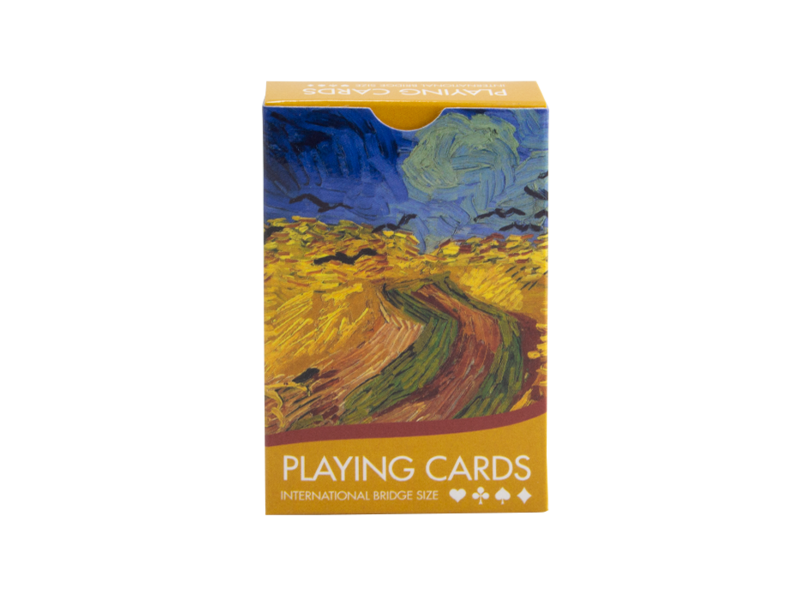 Jugando a las cartas, Trigal con cuervos, Vincent van Gogh, Auvers-sur-Oise