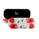 Étui à lunettes, Coquelicots