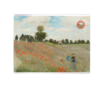 Poster Mini A3, Monet, Field with poppies