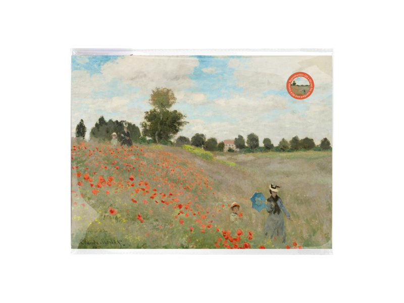 Poster Mini A3, Monet, Field with poppies