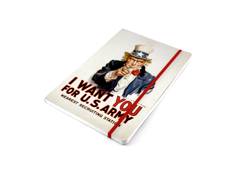 Softcover Books A5,   I want you!