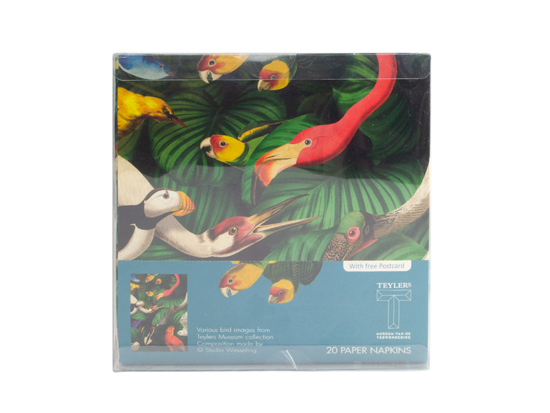 Papieren Servetten, Vogelpracht