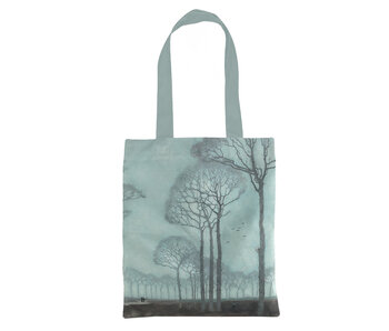 Cotton Tote Bag Luxe, Jan Mankes, Row of trees