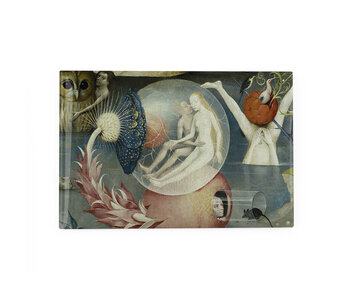 Kühlschrankmagnet,  Der Garten der Lüste, Jheronimus Bosch Figuren in Blase