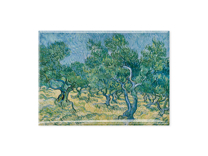 Koelkastmagneet XL, Kröller Müller,  Vincent van Gogh, Olijfgaard
