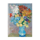 Kühlschrankmagnet XL, Van Gogh, Flowers in a blue vase