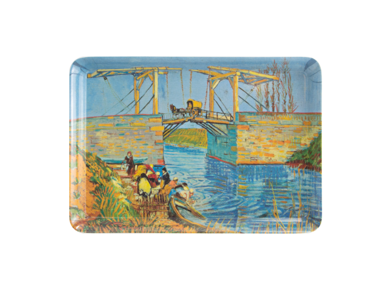 Bandeja de servicio mini, 21 x 14 cm, Kröller-Müller, Van Gogh, Bridge at Arles